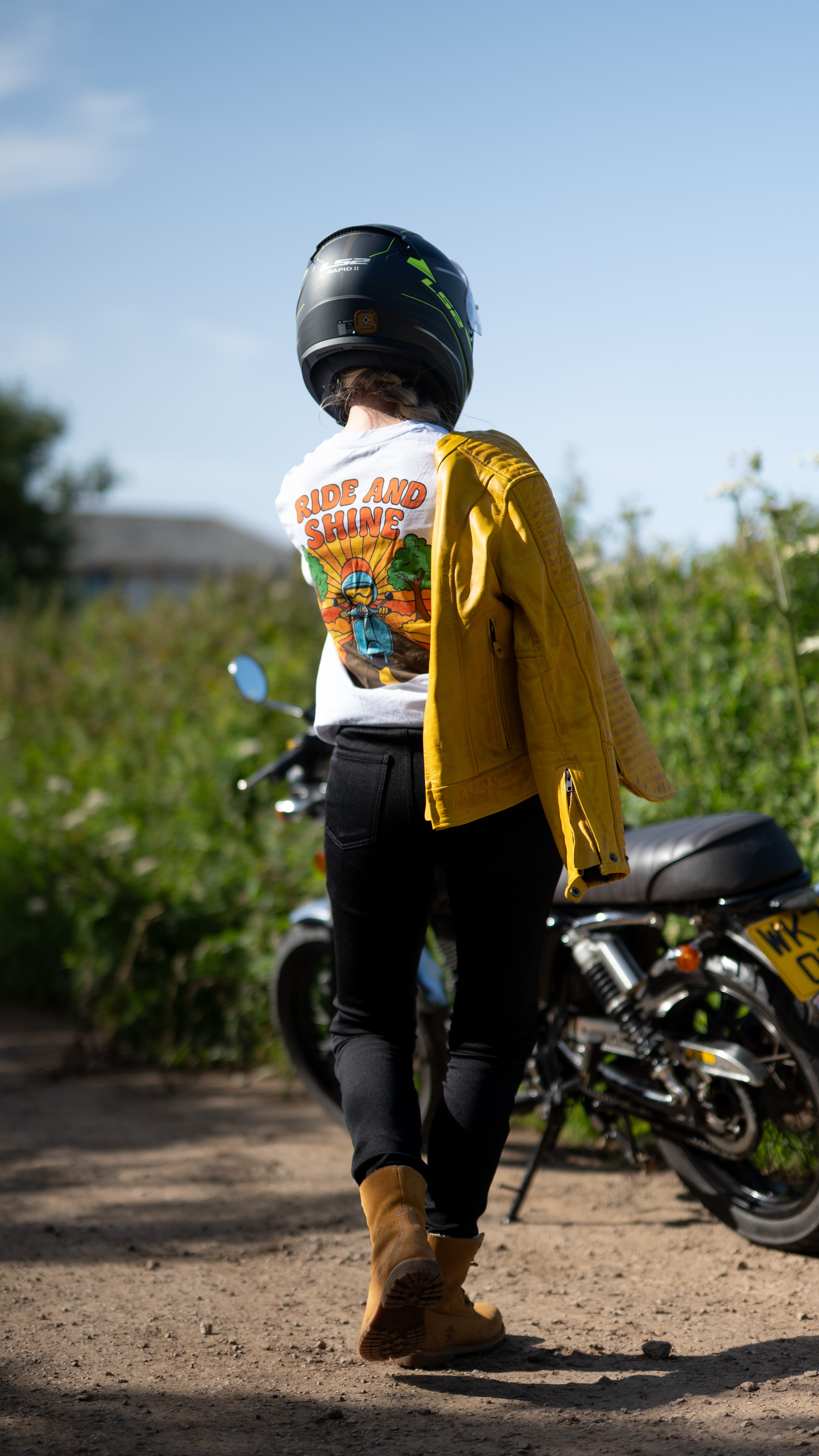 Organic Cotton Ride & Shine T-Shirt | Moped T-Shirt