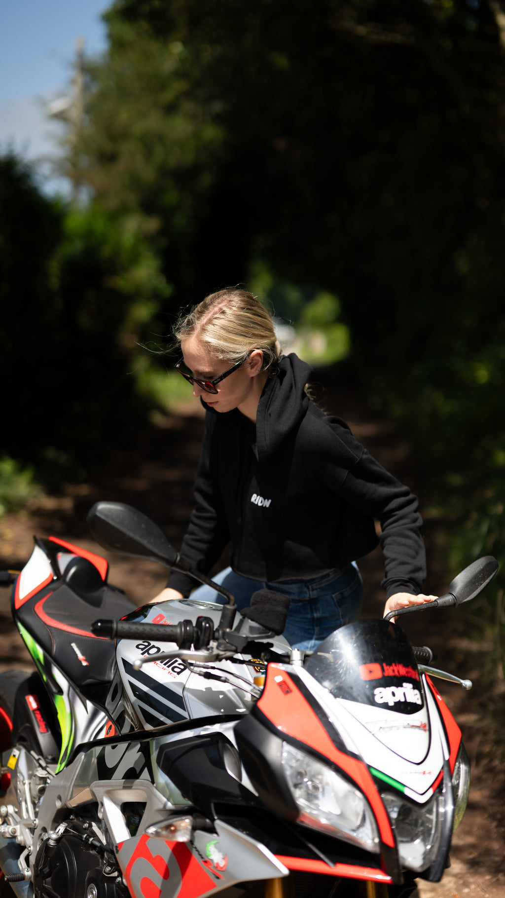 Crop Motocross Hoodie | HorsePower Hoodie